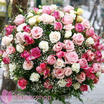 Vietnam luxury flowers for free delivery