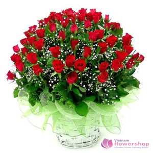 99 Red Roses Delivery in Vietnam