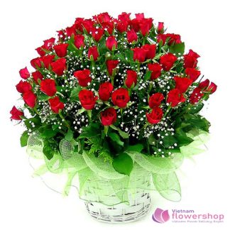 99 Red Roses Delivery in Vietnam