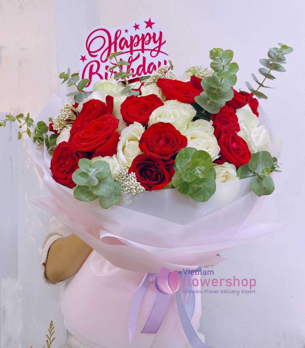 Happy Birthday flower bouquet delivery Da Nang