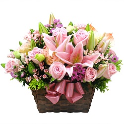 Flower arrangement delivered Hochiminh city