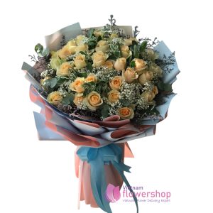 Beautiful flowers for husband