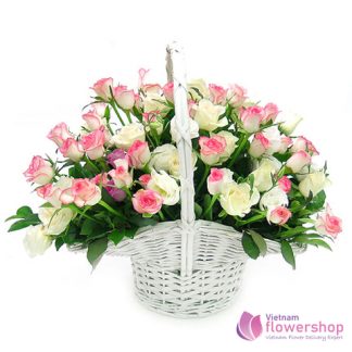 Beautiful pink roses for my love