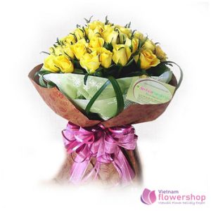 Bouquet flowers for birthday in Nha Trang Vietnam