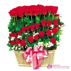 Buy 99 red roses Online in Vietnam