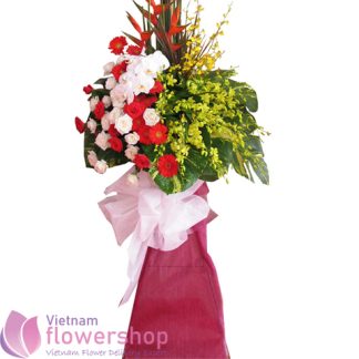 Congratulation flowers for opening in Vietnam