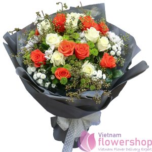 Flowers arrangement bouquet to Vung Tau city