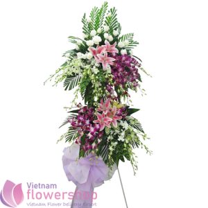 Funeral flowers delivery to Haiphong city