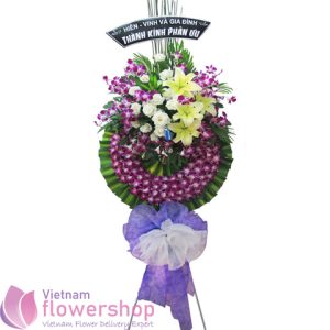 Funeral flowers free delivery to Caugiay District Hanoi
