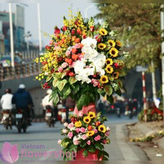 Hanoi congratulation opening flowers stand delivery