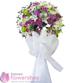 Hanoi funeral flowers arrangement