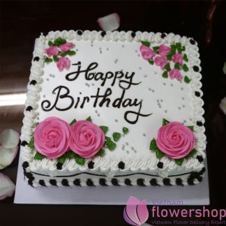 Happy birthday cake in Hanoi Vietnam