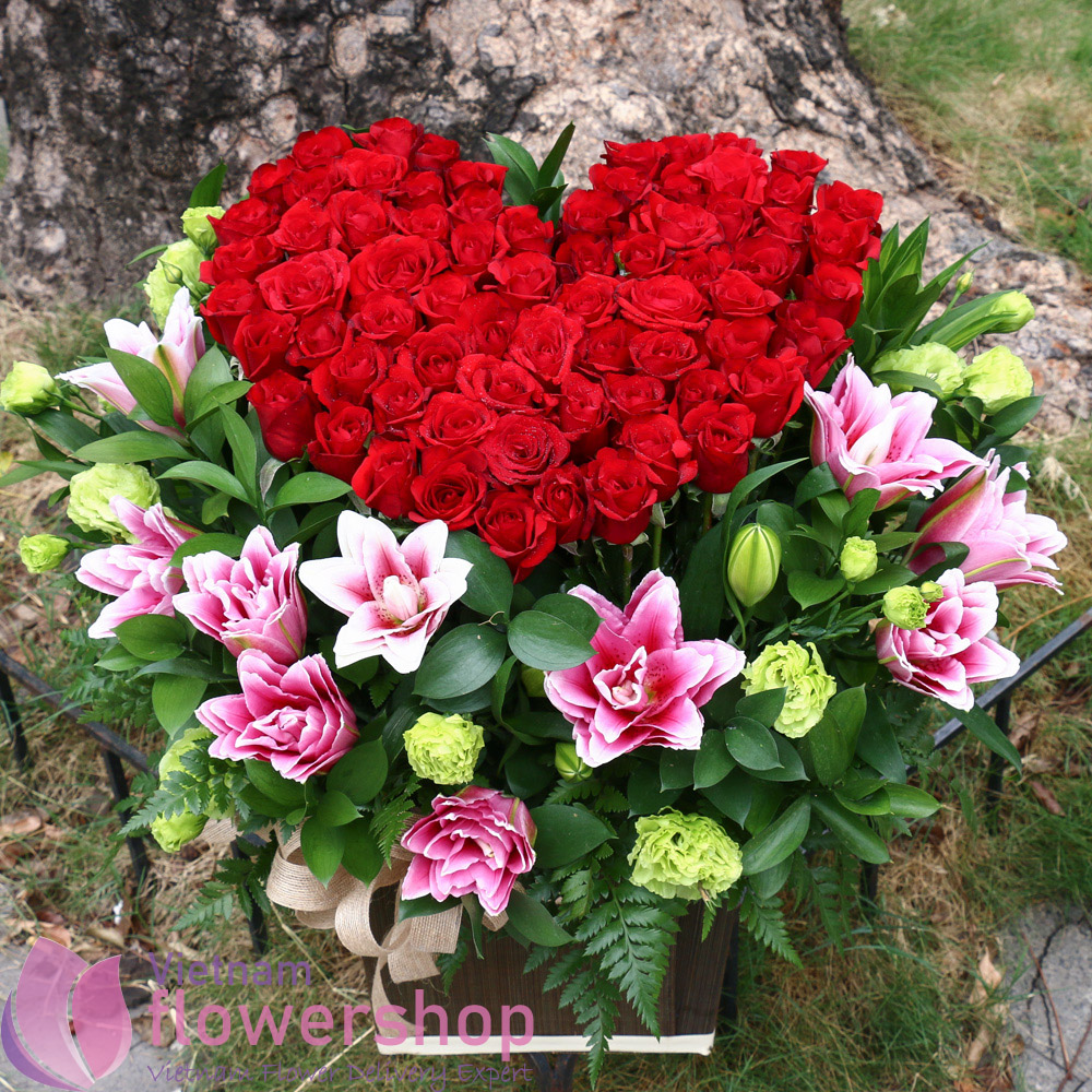 Love flower shop online in Vietnam