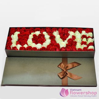 Love flowers box Vietnam