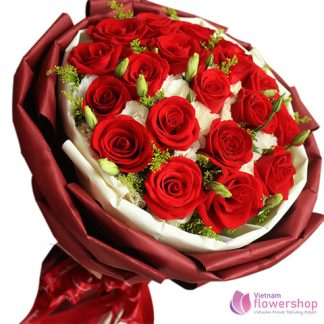 Online love flowers for your gilrfriend in Vietnam