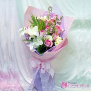 Mixed Flower bouquet delivery Hochiminh city