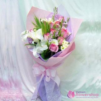 Mixed Flower bouquet delivery Hochiminh city