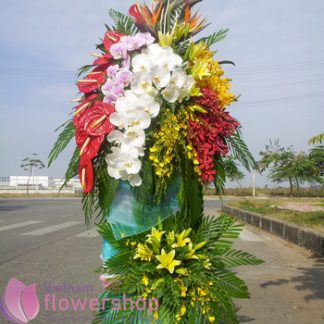 Opening ceremony flowers in Vietnam