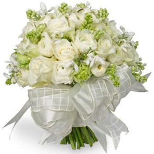 White Flowers Wedding Bouquet