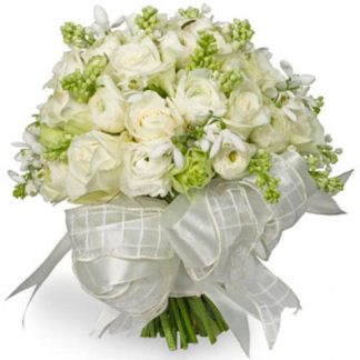 White Flowers Wedding Bouquet