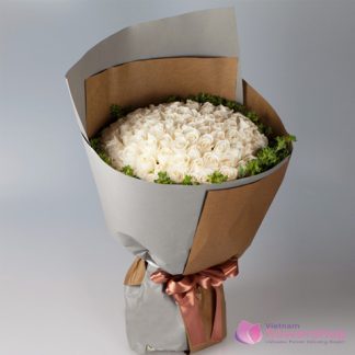 Send 99 White Roses To Vietnam