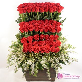 Send love flowers to NinhBinh sameday delivery