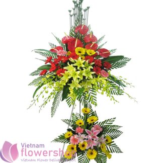 Send opening congratulation flowers to Vietnam