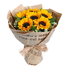 Sunflowers delivered HCMC