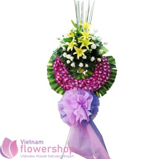Sympathy flowers delivered to Vietnam