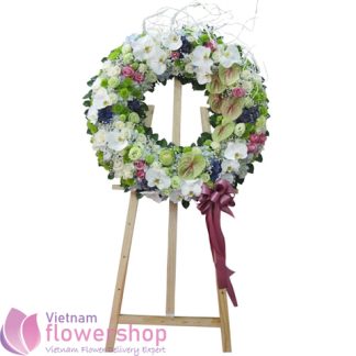 Vietnam beauty funeral flowers for delivery