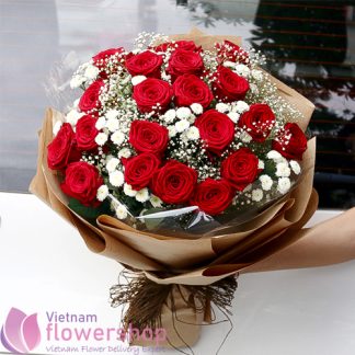 Premium rose bouquet in Vietnam