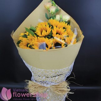 Vietnam sunflower arrangement bouquet