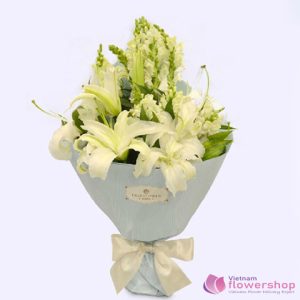 White flower beautiful delivery same day